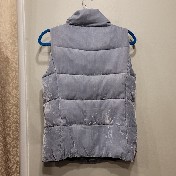LOFT Velvet Puffer Vest - XS - Picture 2 of 7
